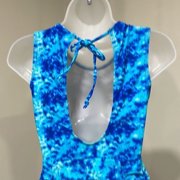 NWOT Cupshe blue one piece swim suit. Size M medium 8/10 - Picture 6 of 12